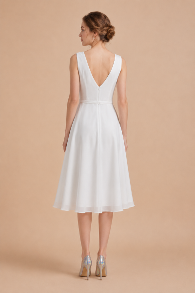 Kurzes Brautkleid mit Schleifer Juna